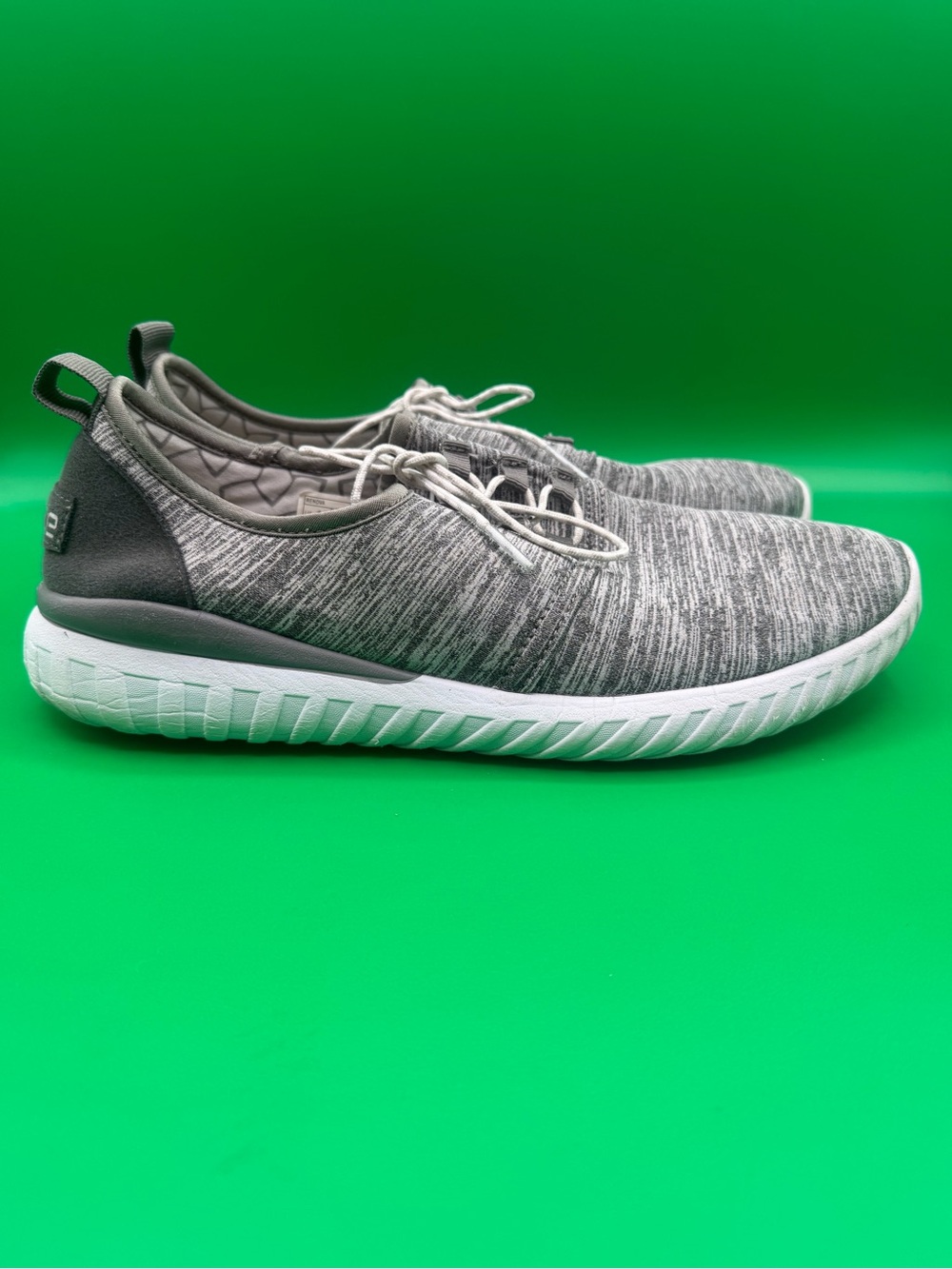 Dude Mens Renova Sox Gray Shoe STRETCH HAZE 11102 3067 SZ 11